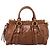 Borsa a mano Miu Miu con fiocco laterale in pelle 2way Brown Gold RT0383 Auth am12737M Marrone D'oro - vista 2