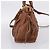 Borsa a mano Miu Miu con fiocco laterale in pelle 2way Brown Gold RT0383 Auth am12737M Marrone D'oro - vista 4