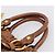 Borsa a mano Miu Miu con fiocco laterale in pelle 2way Brown Gold RT0383 Auth am12737M Marrone D'oro - vista 8