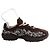 Miu Miu Sneakers in tessuto tecnico ricamato bubble marrone