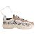 Miu Miu Sneakers in tessuto tecnico ricamato bubble bianche Bianco