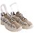 Miu Miu Sneakers in tessuto tecnico ricamato bubble bianche Bianco - vista 3