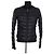 Plumas Moncler negro con piel XS