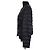 Plumas Moncler negro con piel XS - vista 3
