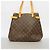 Sac cabas vertical Louis Vuitton Monogram Batignolles Marron - vue 12
