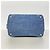 Saco Tote Prada Canapa Denim Azul marinho - vista 3