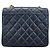 Chanel Matelassé Schultertasche mit Kette Marineblau - Ansicht 12