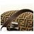 Fendi Zucca Schultertasche aus Nylon und Canvas Braun - Ansicht 8