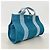 Hermès Hermes Cannes PM Canvas Tote Bag Blue - view 2
