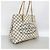 Bolso Tote Cabas MM Louis Vuitton Damier Azur Blanco - vista 2