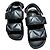 Prada Sandali in pelle matelassé Nero