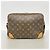 Bolso de hombro Louis Vuitton Monogram Nile Castaño - vista 10