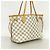 Borsa Tote Louis Vuitton Damier Azur Neverfull PM Bianco - vista 2