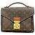Sac à main Louis Vuitton Monogram Monceau 26 Marron