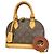 Louis Vuitton Alma BB Monogram Handtasche Braun