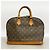 Bolso de mano Louis Vuitton Alma Monogram M51130 Castaño - vista 11
