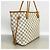 Louis Vuitton Damier Azur Neverfull MM Tote Bag Braun - Ansicht 2