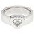 Chopard Happy Diamonds Anello Cuore Oro Bianco 750/18K Mis. 53 Full Set