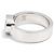Chopard Happy Diamonds Anello Cuore Oro Bianco 750/18K Mis. 53 Full Set - vista 3