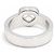 Chopard Happy Diamonds Anello Cuore Oro Bianco 750/18K Mis. 53 Full Set - vista 4