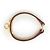 Hermès Bracciale Rivale Mini T2 Marrone Rosa D'oro - vista 13