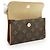 Louis Vuitton Monogram Pochette Florentine Castaño Beige - vista 9