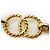 Chanel Cinturón de cadena Vintage CC Double Chain Loop Medallion Chain Belt GP Dorado - vista 11