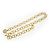 Chanel Cinturón de cadena Vintage CC Double Chain Loop Medallion Chain Belt GP Dorado - vista 2