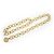 Chanel Cinturón de cadena Vintage CC Double Chain Loop Medallion Chain Belt GP Dorado - vista 3