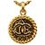 Chanel Cinturón de cadena Vintage CC Double Chain Loop Medallion Chain Belt GP Dorado - vista 4