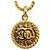 Chanel Cinturón de cadena Vintage CC Double Chain Loop Medallion Chain Belt GP Dorado - vista 5