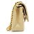 Chanel Borsa a tracolla con catena Double Flap Matelasse 25 in pelle d'agnello Beige - vista 4