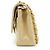 Chanel Borsa a tracolla con catena Double Flap Matelasse 25 in pelle d'agnello Beige - vista 5