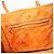 Céline  mala Tote Média Phantom em pele de vitela drummed Laranja - vista 11