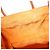 Céline  mala Tote Média Phantom em pele de vitela drummed Laranja - vista 12
