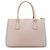 Prada Tote Double Zip Galleria Orchidea Medium em Saffiano 2way Rosa - vista 2