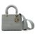 Lady Dior Medium Cannage D-Lite Gris