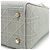Lady Dior Medium Cannage D-Lite Gris - vista 8