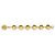 Chanel Bracciale Medaglione Vintage CC Starburst 31 Rue Cambon Paris D'oro - vista 3