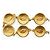 Chanel Bracciale Medaglione Vintage CC Starburst 31 Rue Cambon Paris D'oro - vista 7