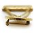 Chanel Spilla pendente Vintage 31 Rue Cambon Paris Matelasse Classic Bag D'oro - vista 10