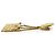 Chanel Spilla pendente Vintage 31 Rue Cambon Paris Matelasse Classic Bag D'oro - vista 6
