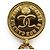 Chanel Spilla pendente Vintage 31 Rue Cambon Paris Matelasse Classic Bag D'oro - vista 9
