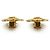 Chanel Vintage CC Cut-out Scalloped Flower Clip-on Earrings GP Golden - view 5
