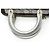 Lady Dior My ABCDior Cannage Supple Metallic Lambskin Medium Argenté Gris - vue 11