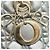 Lady Dior My ABCDior Cannage Supple Metallic Lambskin Medium Argenté Gris - vue 12