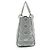 Lady Dior My ABCDior Cannage Supple Metallic Lambskin Medium Argenté Gris - vue 4