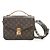 Louis Vuitton Monogram Pochette Metis MM Braun