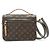 Louis Vuitton Monogram Pochette Metis MM Castaño - vista 2