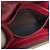 Louis Vuitton Monogram Rosalie Compact Wallet Portemonnaie Braun Rot - Ansicht 12